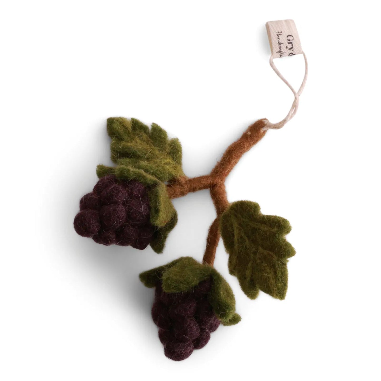 Gry & Sif Filzblumen Brombeerzweig kurz Mini - Anhänger