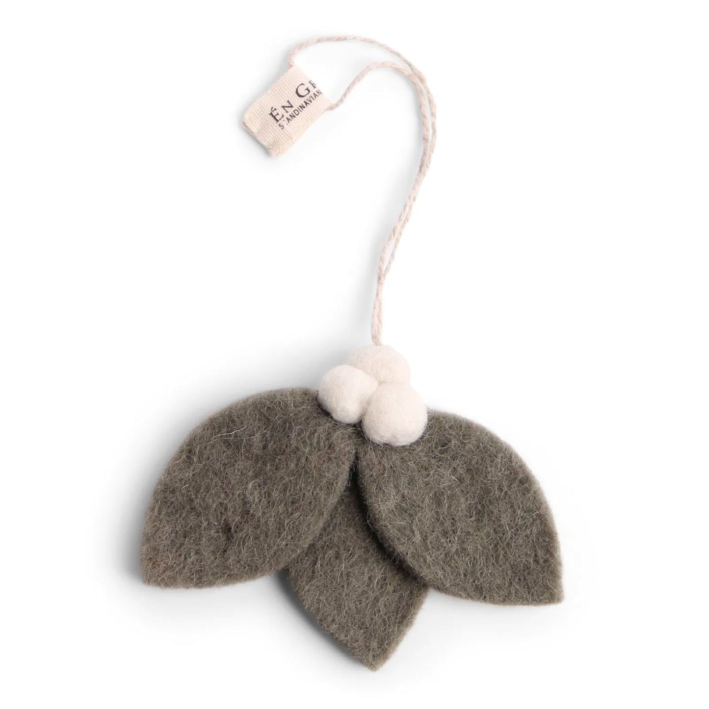 Gry & Sif Baumschmuck Filz Blätter mit Beeren - Anhänger