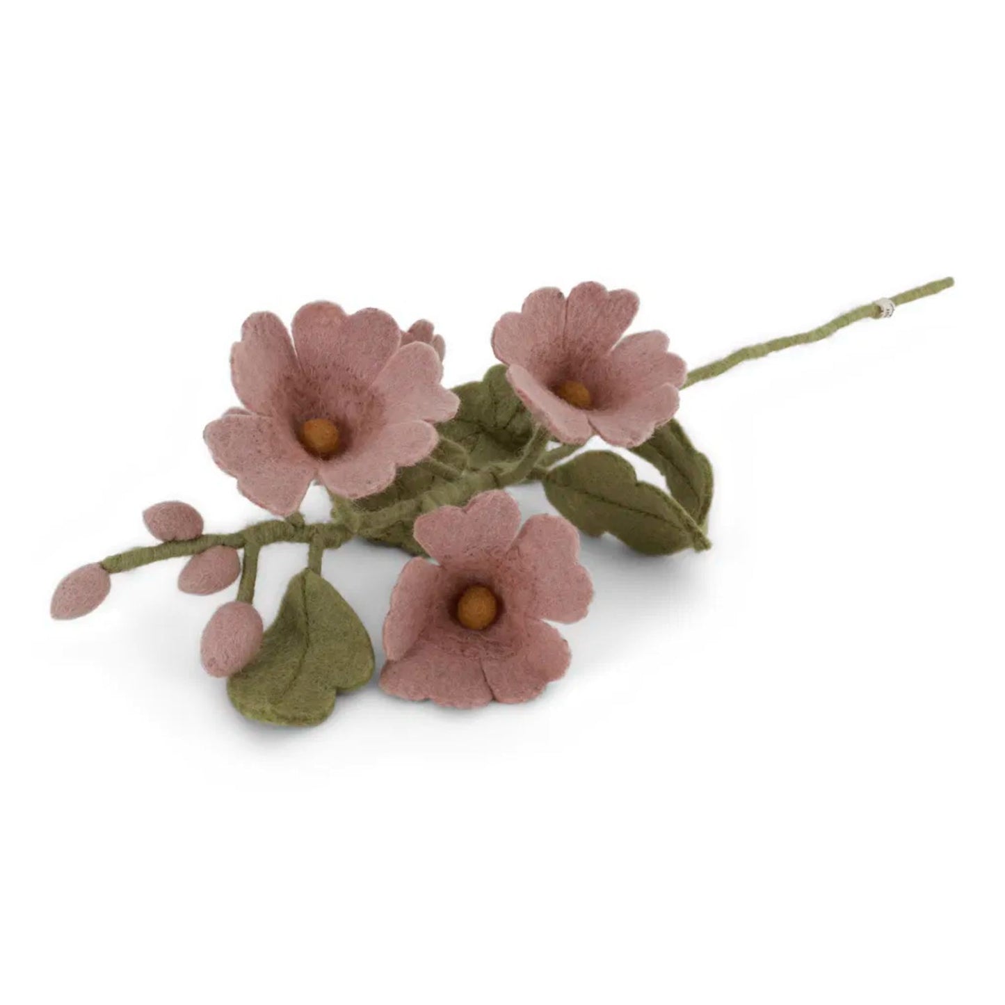 Gry & Sif Filzblumen Stockrose Bauernrose - zarte Farben