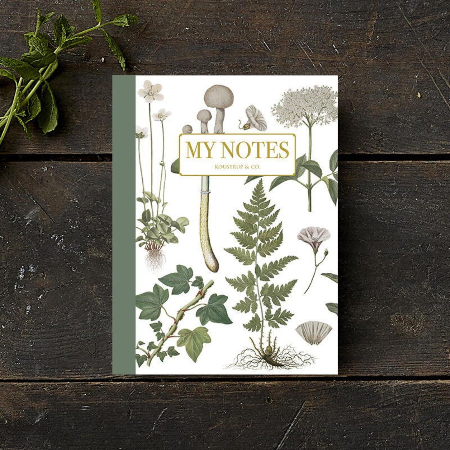 KOUSTRUP & CO Papeterie - A5 Notizbuch - verschiedene Blumenmotive