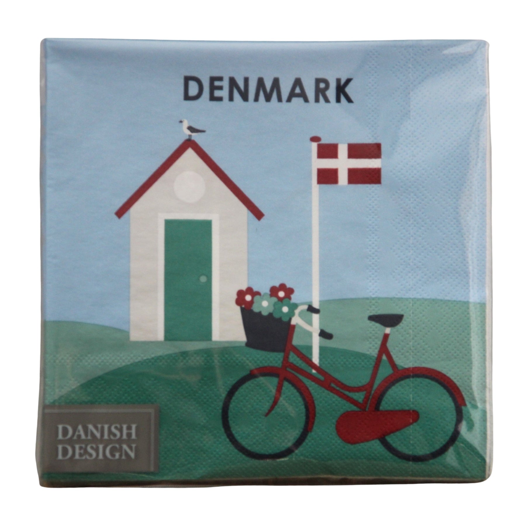 Dänemark Servietten Fahrrad