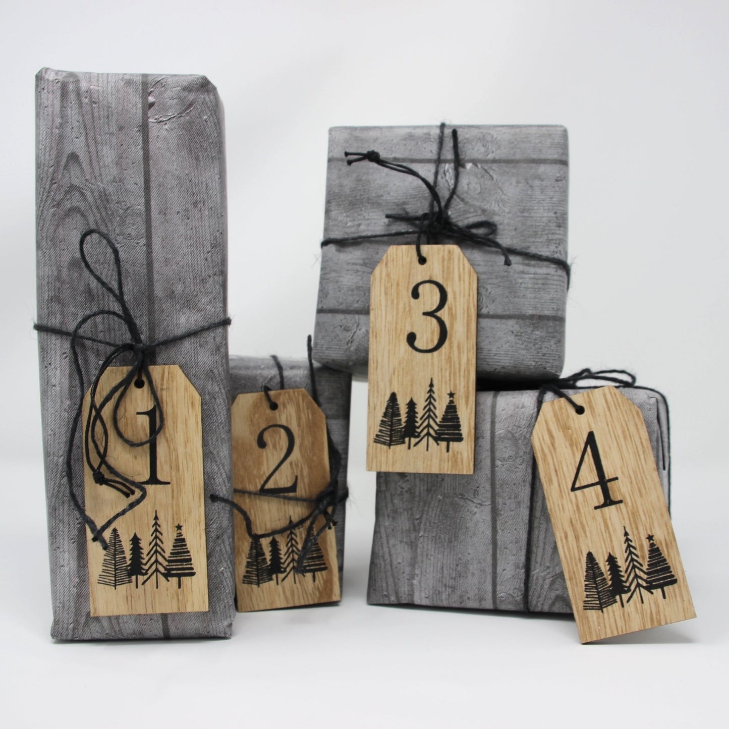 Große Holzanhänger 1 -4