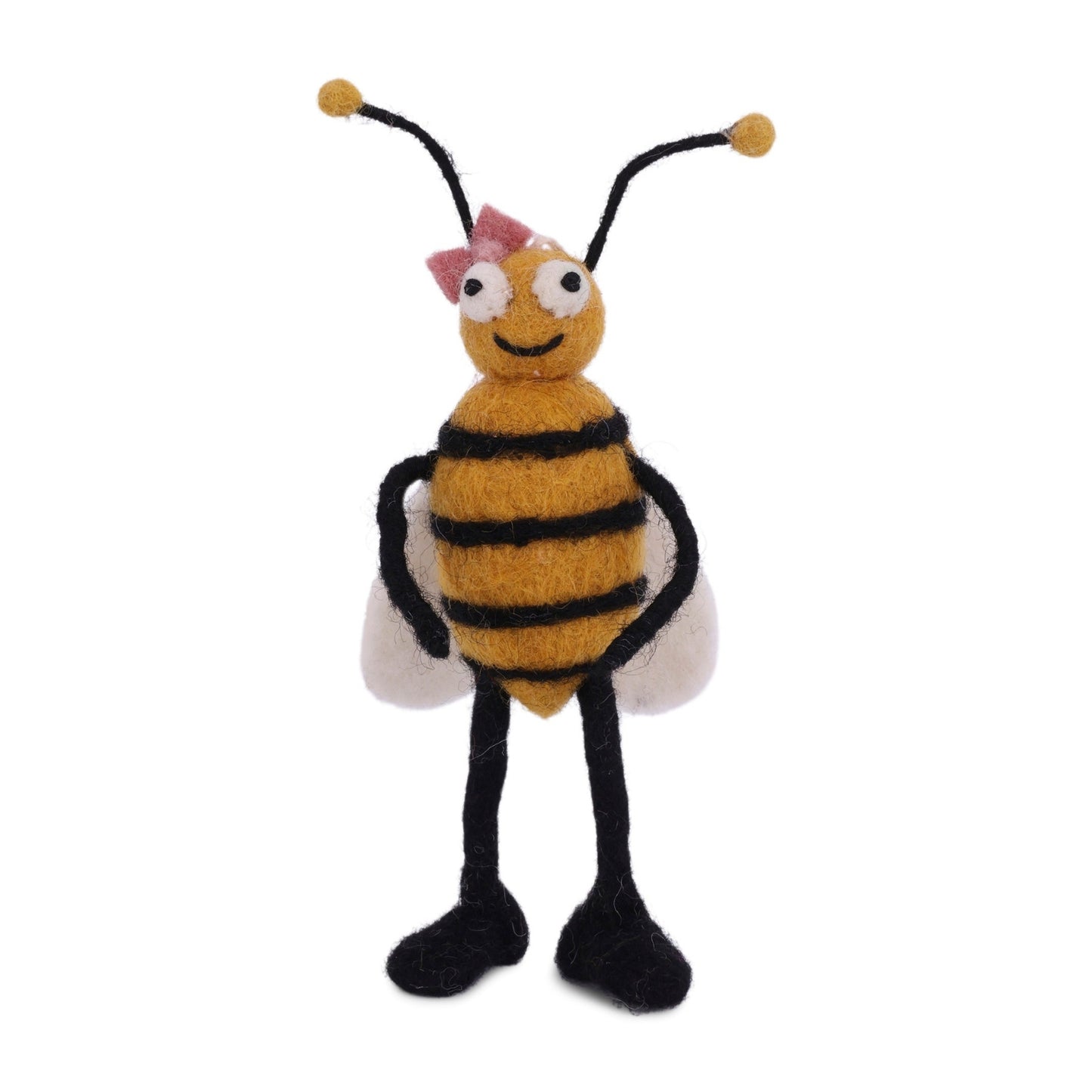 Gry Sif. Filz - Bienenmädchen mit Haarschleife Anhänger