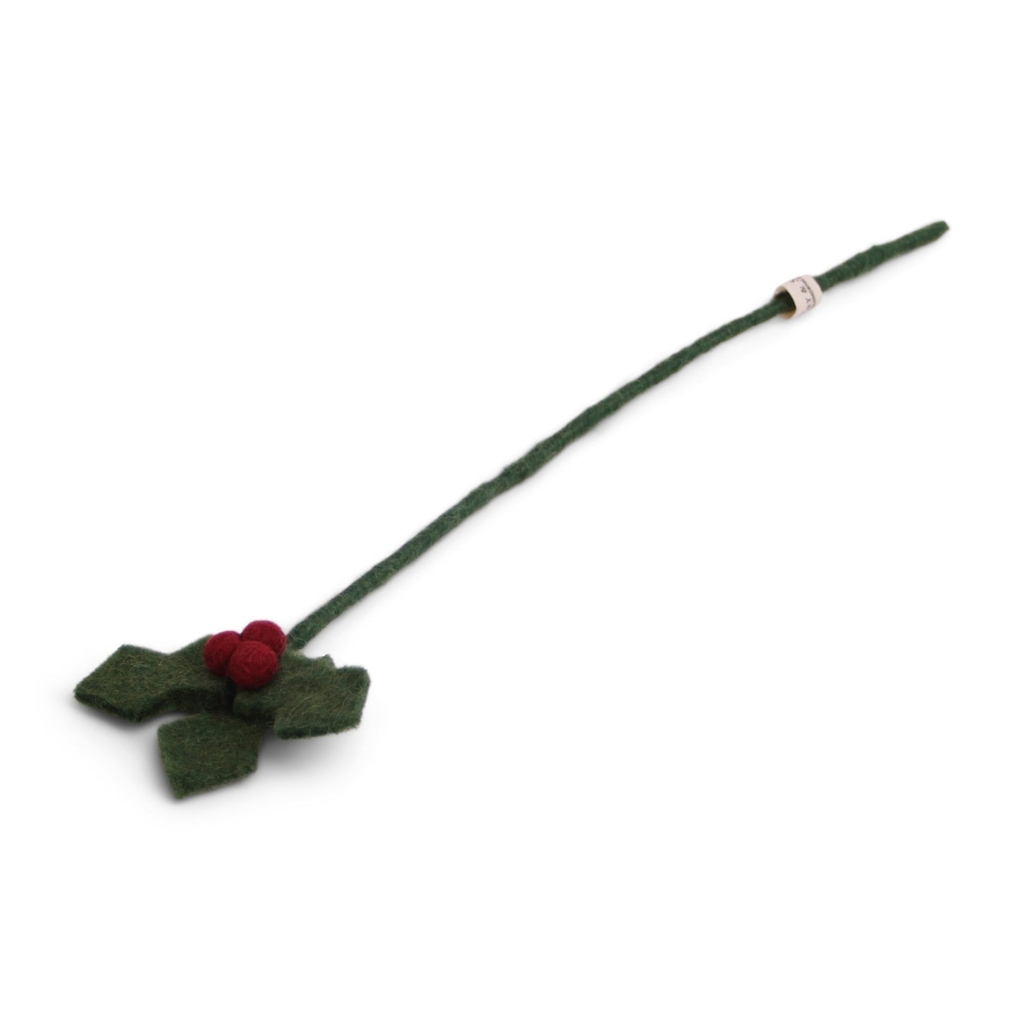 Gry Sif. Filz - Blätter mit Beeren Christdornzweig