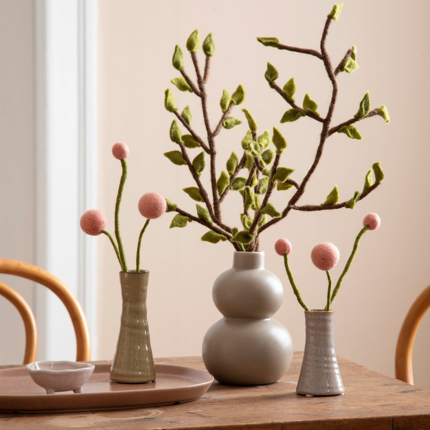 Gry Sif. Filz - Blätterzweig