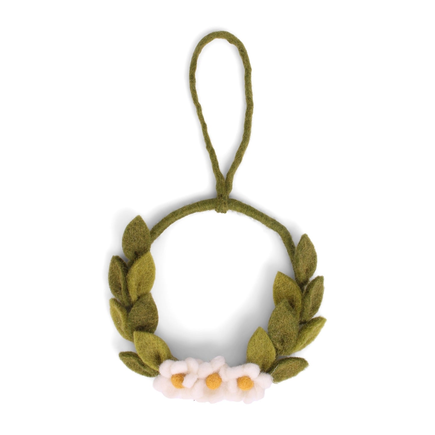 Gry Sif. Filz - Blumenkranz weiße Anemone mittel