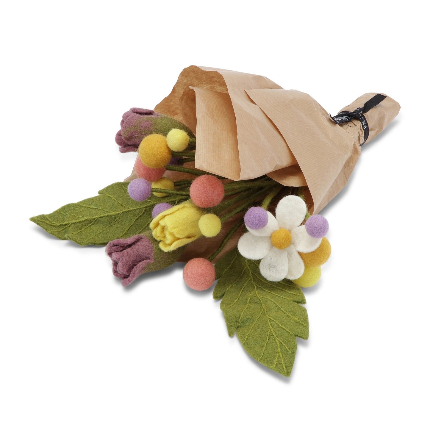 Gry Sif. Filz - Blumenstrauss mit Tulpen bunte Farben