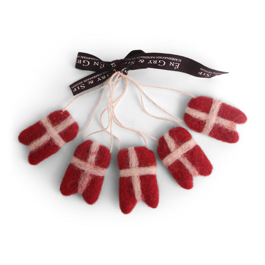 Gry  Sif. Filz -  DK - Fähnchen Anhänger