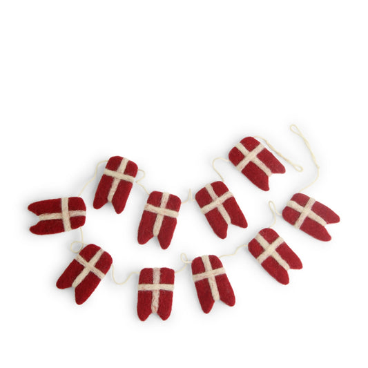 Gry  Sif. Filz -  DK - Fähnchen-Girlande