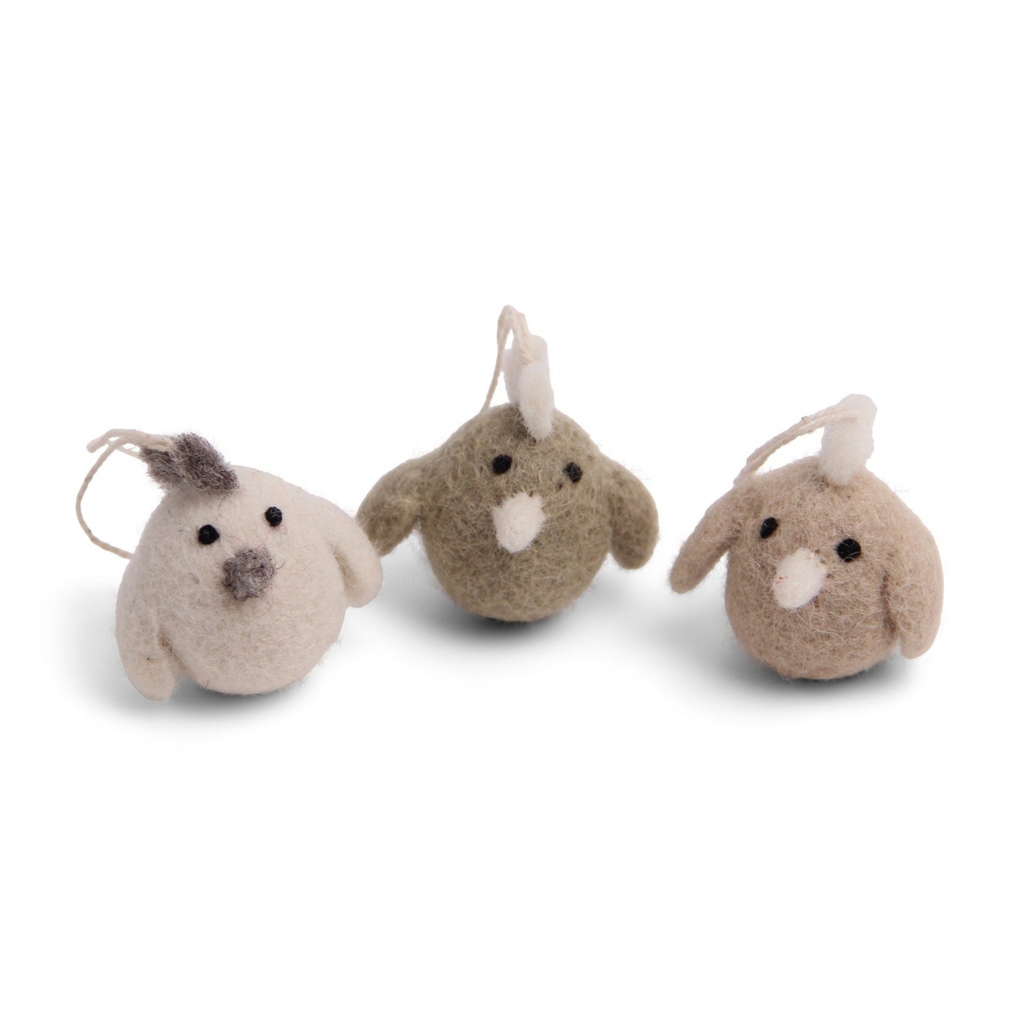 Gry Sif. Filz - Hähnchen 3er Set Anhänger