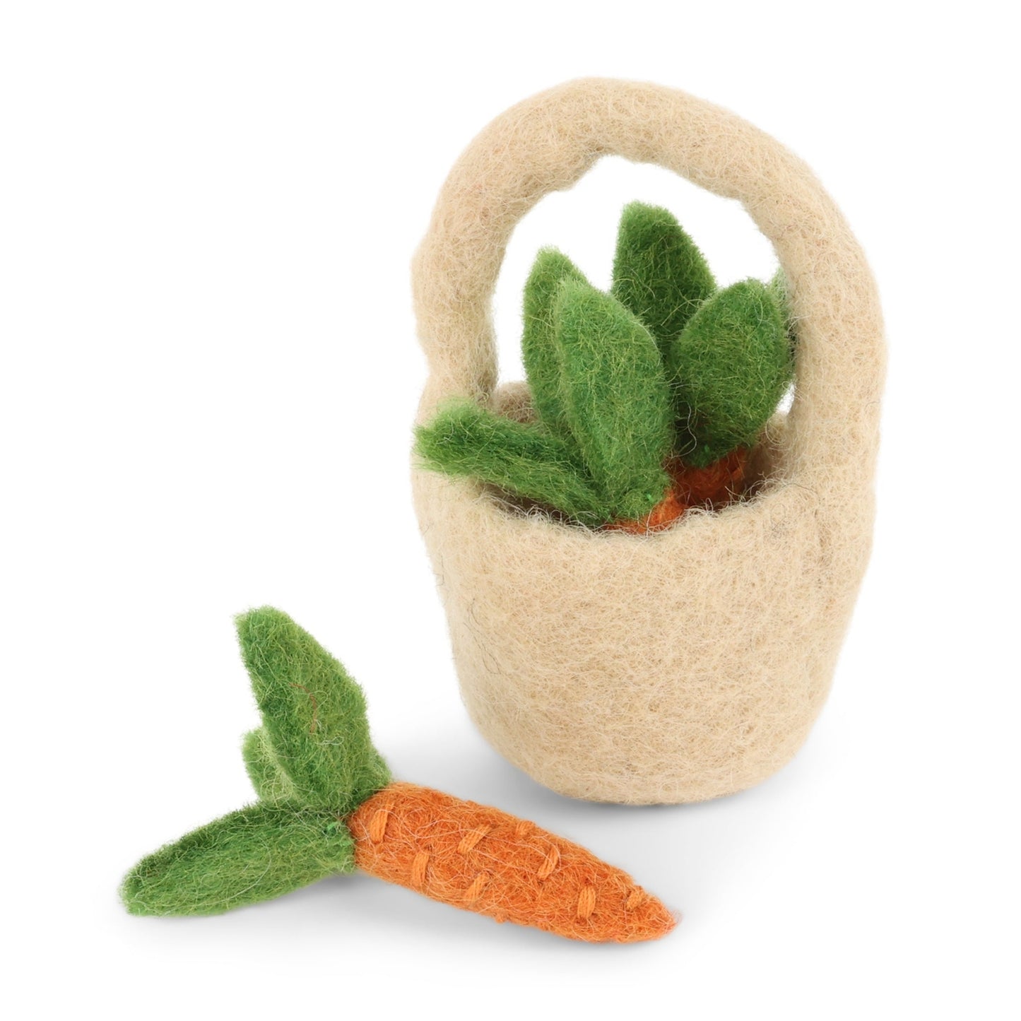 Gry Sif. Filz - Karotten - Möhren - Mohrrüben Korb