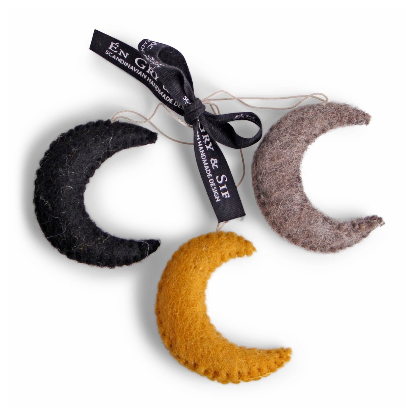 Gry Sif. Filz - Mond 3er Set Anhänger