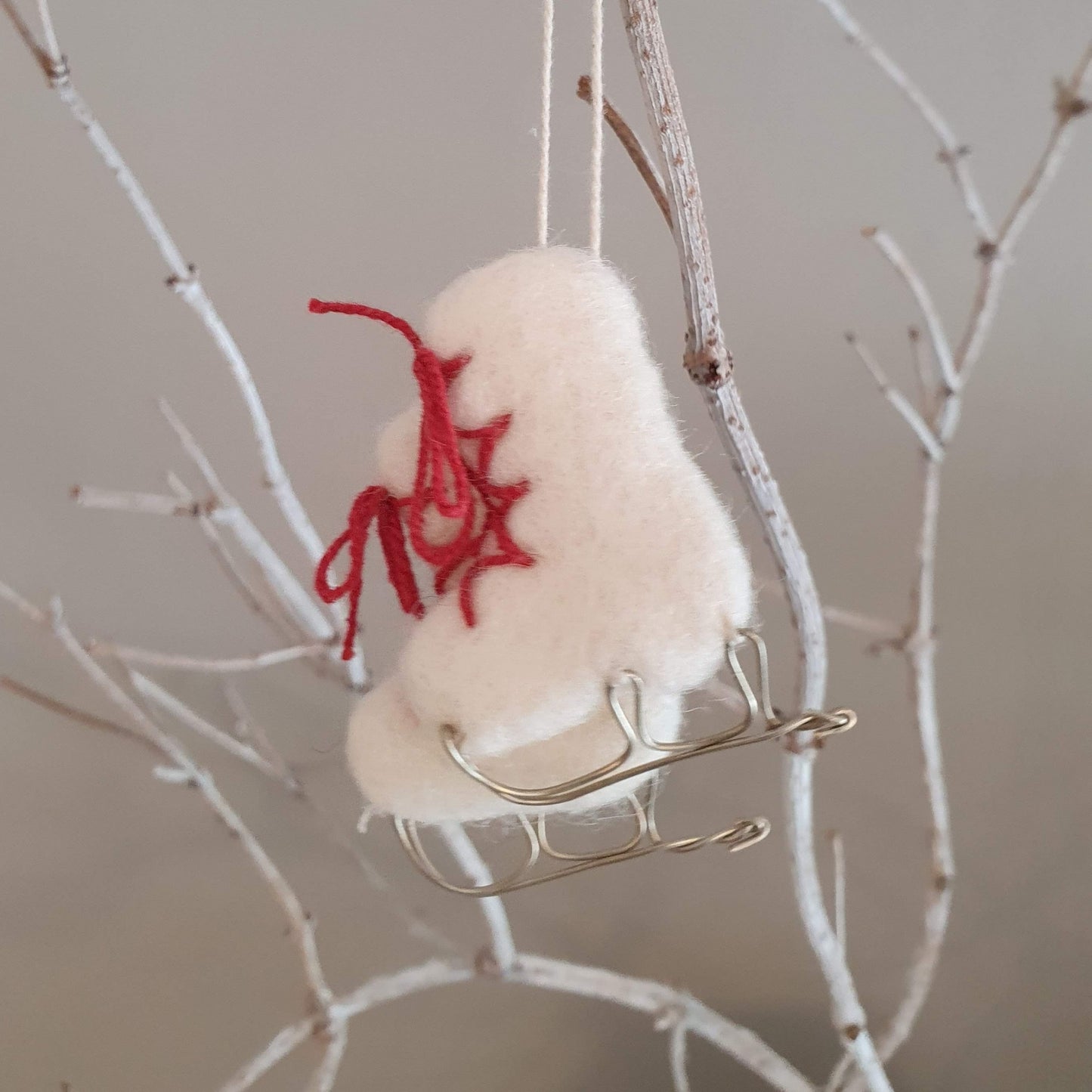 Gry Sif. Filz - Schlittschuhe Anhänger