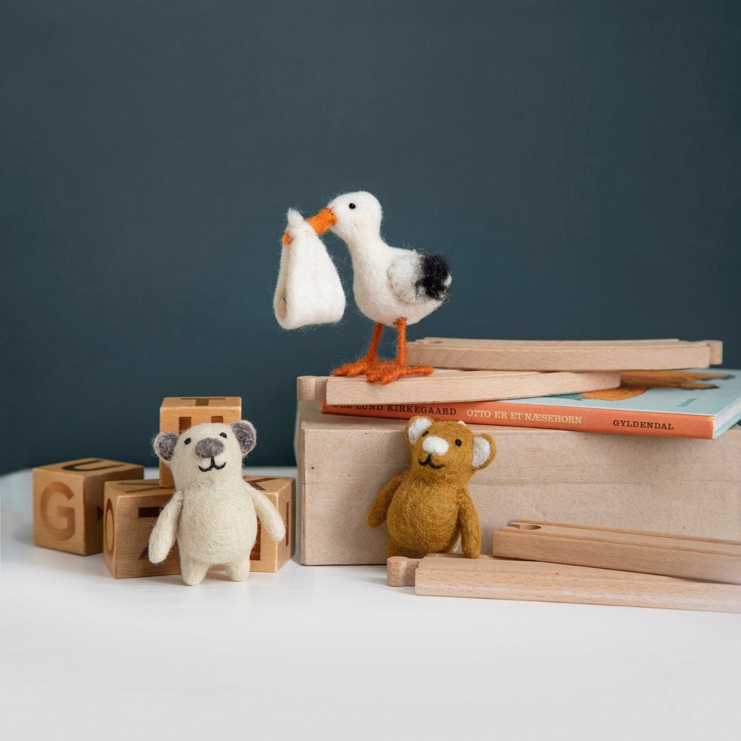 Gry Sif. Filz - Storch klein Anhänger