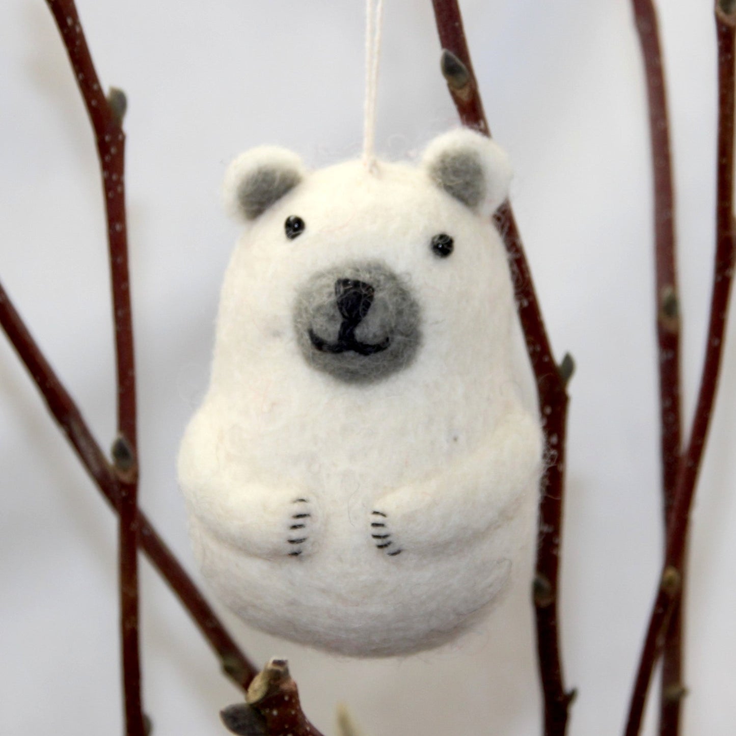Gry Sif. Filz - Wildtier Eisbär Anhänger