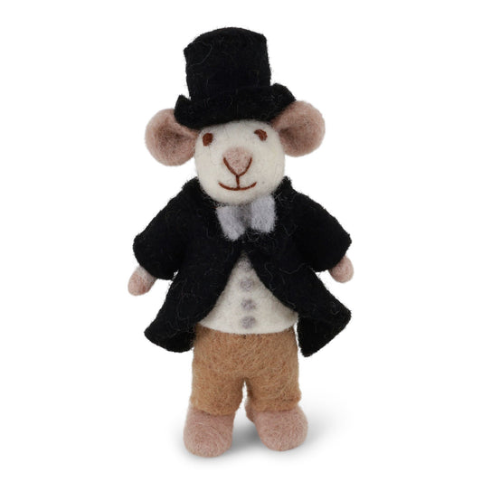 Gry & Sif Filz Hochzeit Maus Bräutigam
