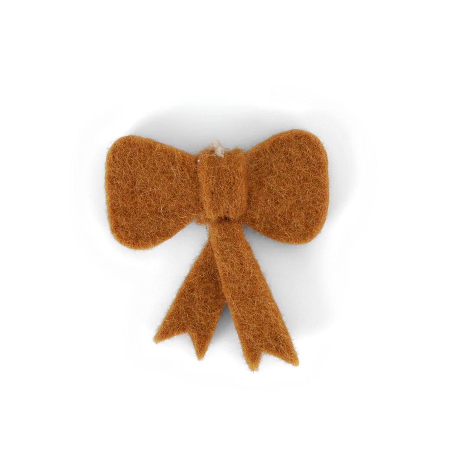 Gry & Sif Filz Schleife klein-dunkel ocker