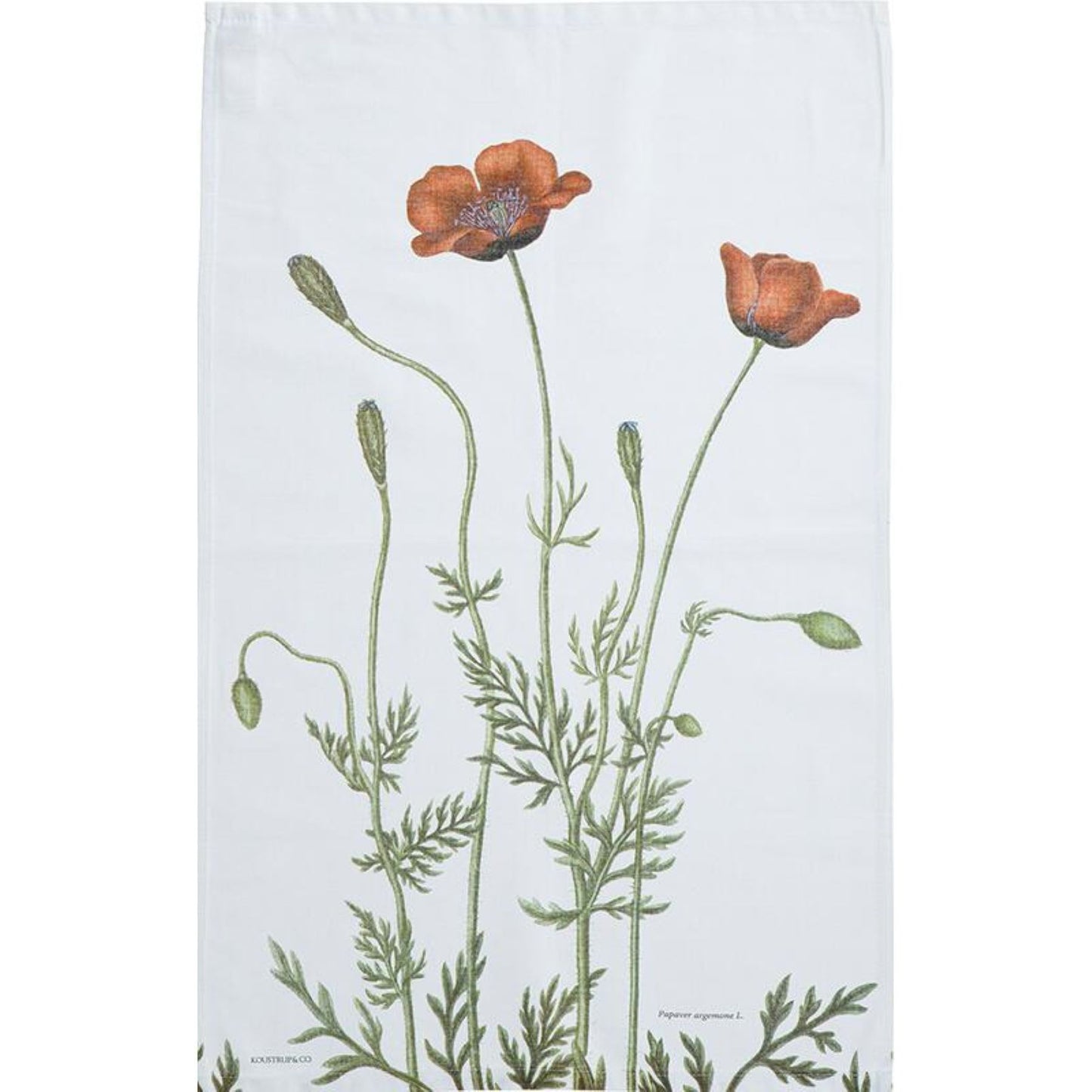 Koustrup & Co Geschirrtuch Mohnblume