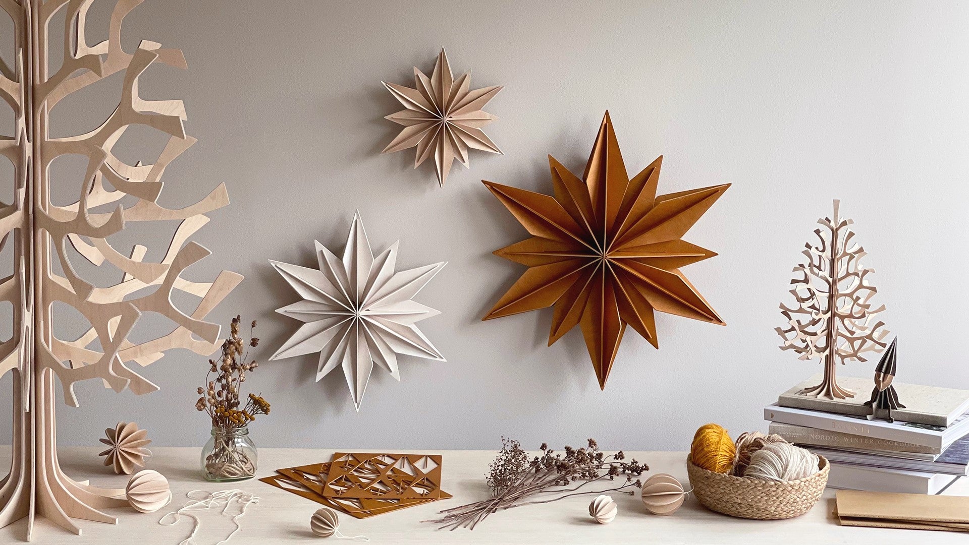Lovi Weihnachten Holz Decor Sterne