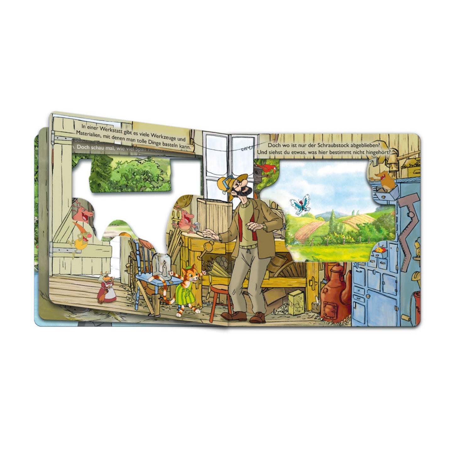 Pettersson und Findus - Fensterbuch