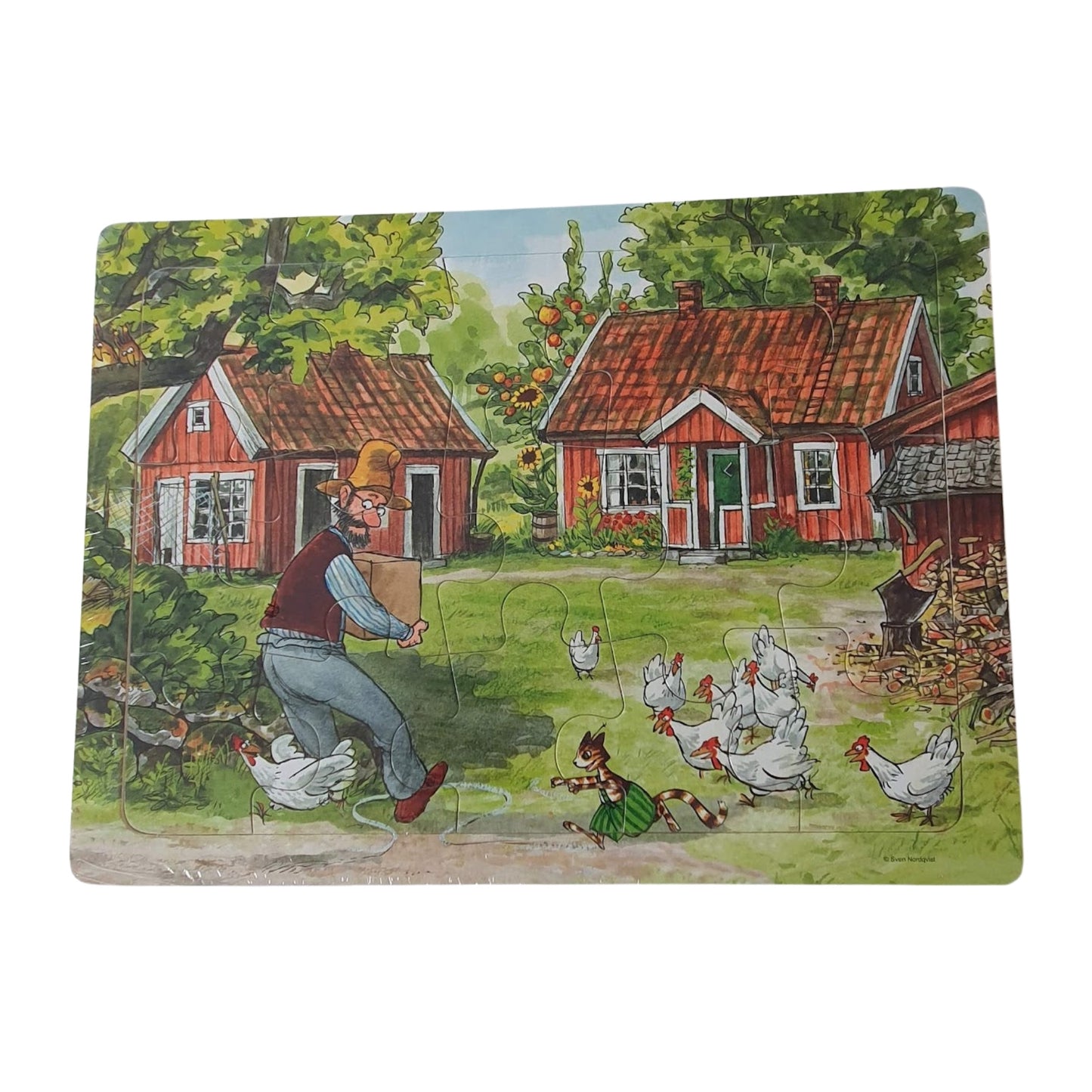 Pettersson und Findus - Rahmenpuzzle Hof