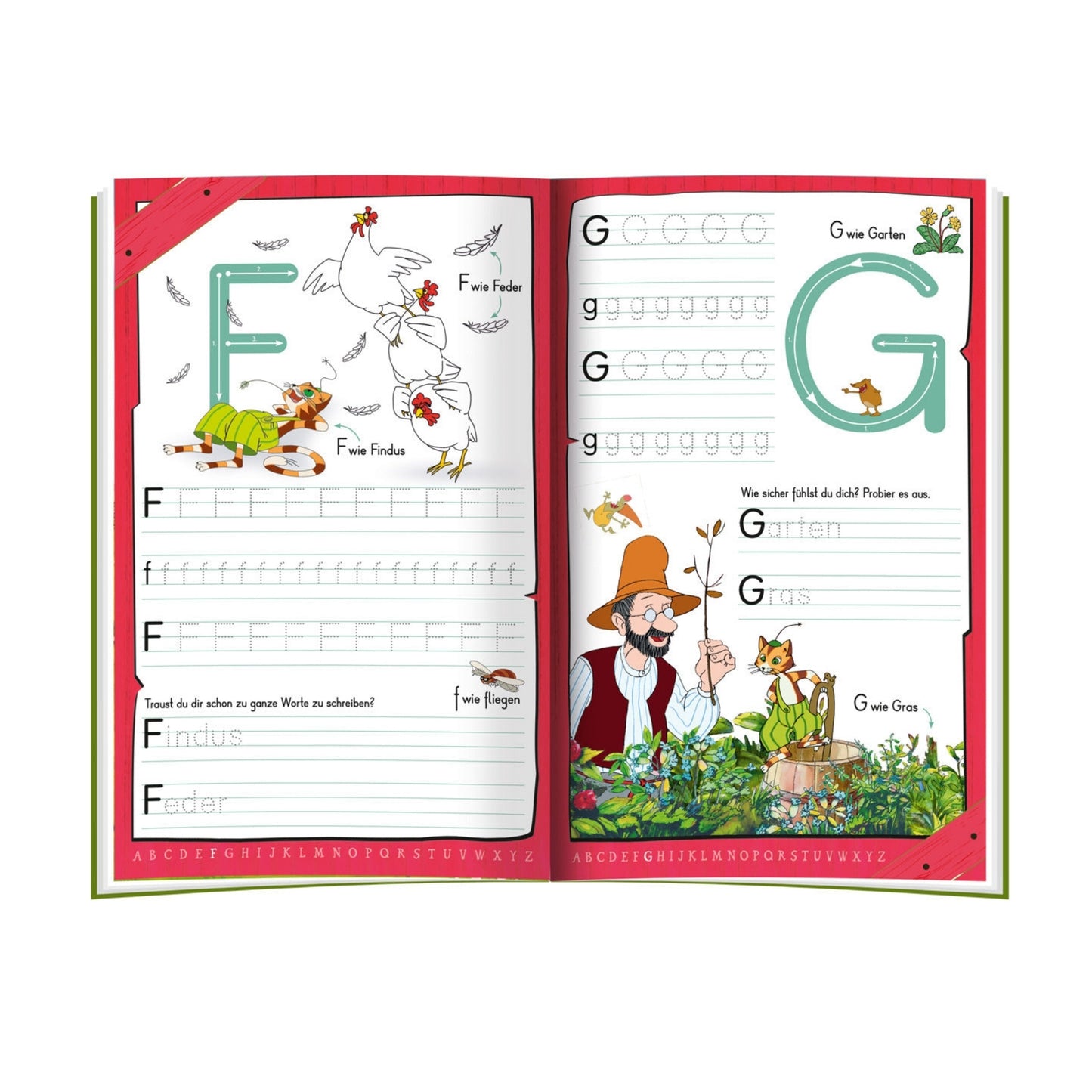 Pettersson und Findus - Übungsbuch Buchstaben