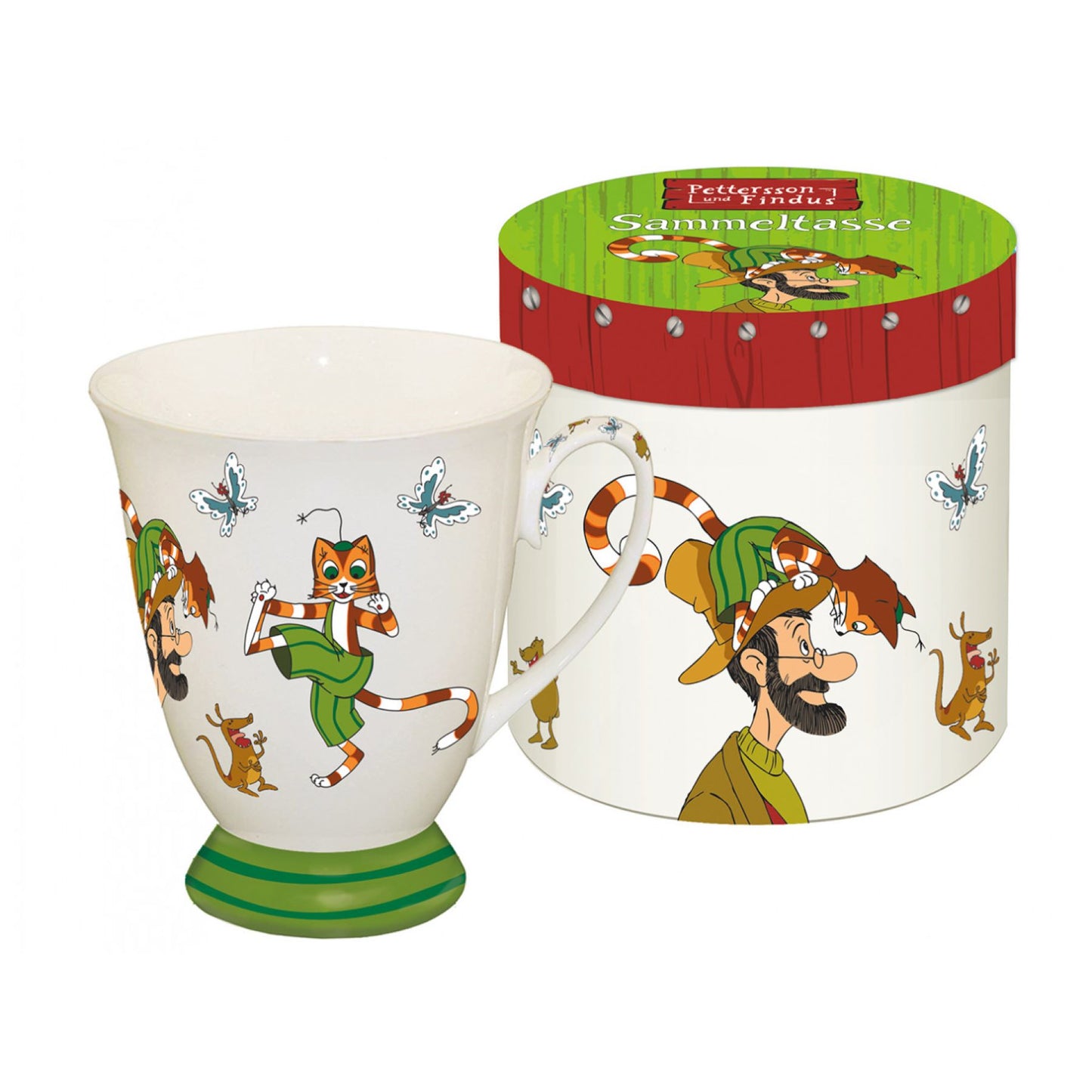 Pettersson und Findus Sammeltasse im Geschenkkarton