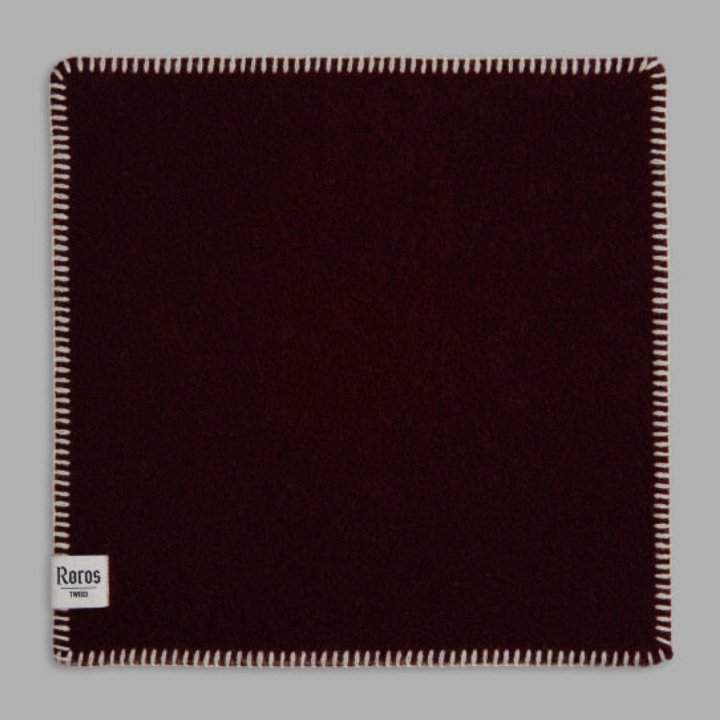 Roros. Wolle - Sitzunterlage STEMOR WineWeinrot