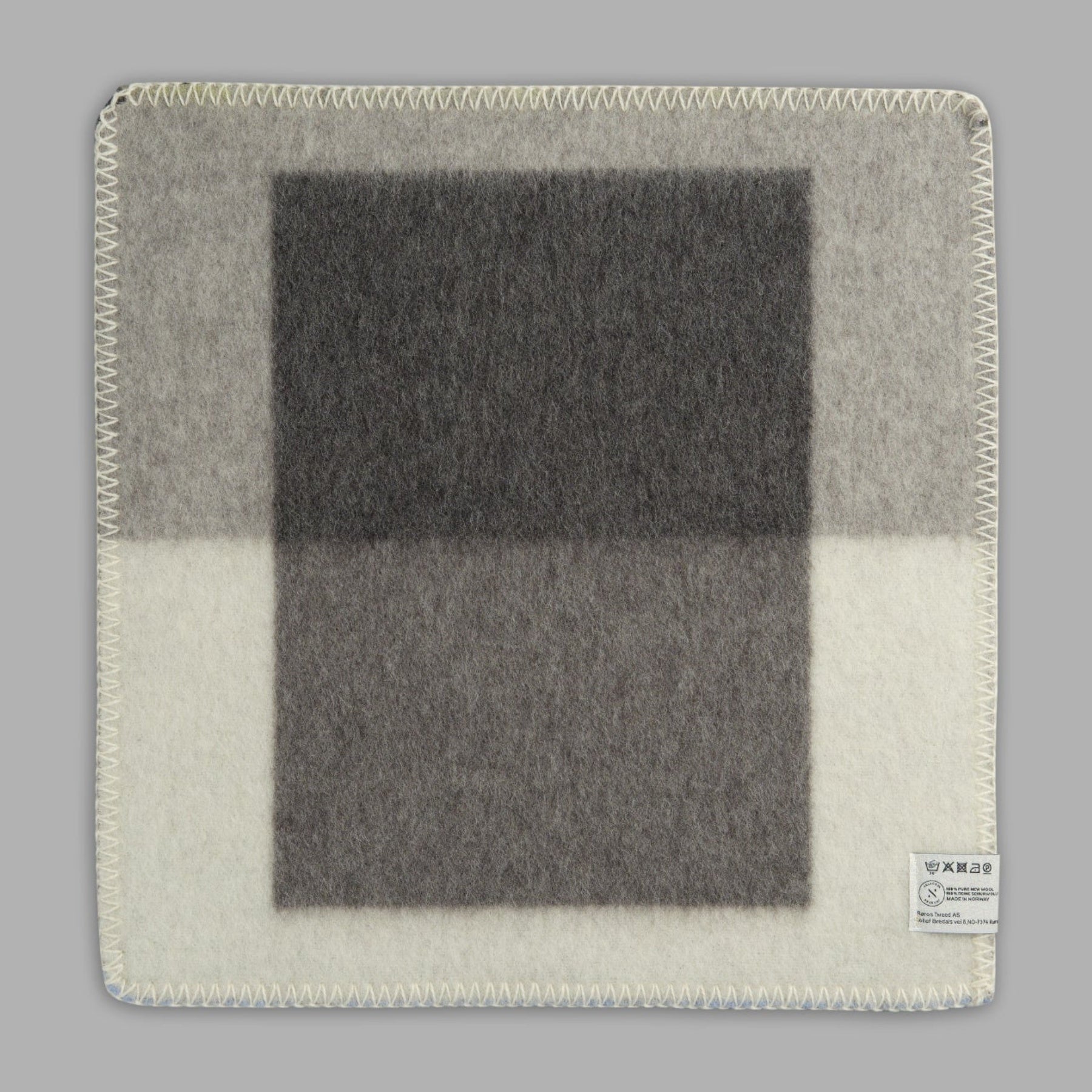 Roros. Wolle - Sitzunterlage SYNDIN SlateGrautöne