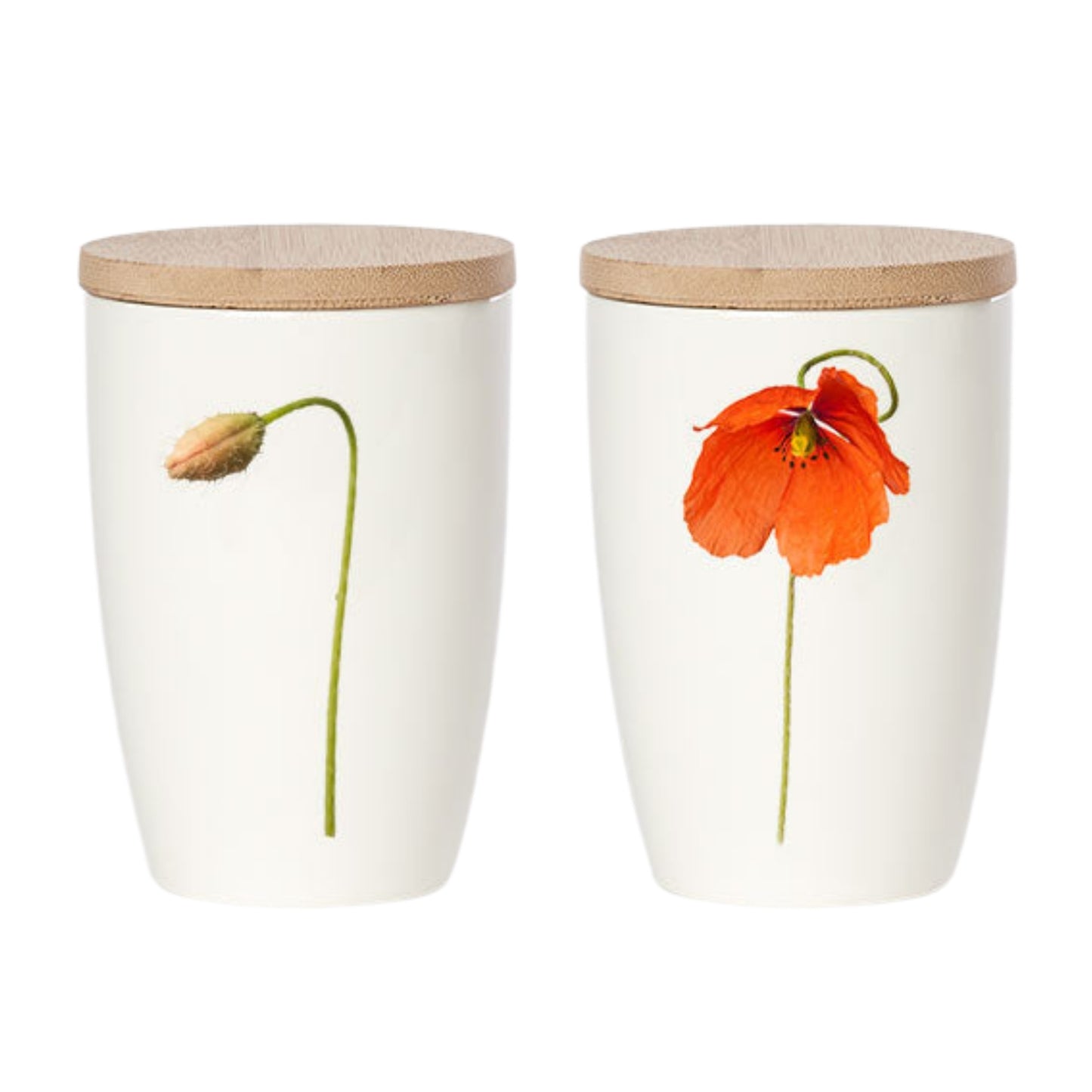 Simply Flowers. Becher Mohnblume