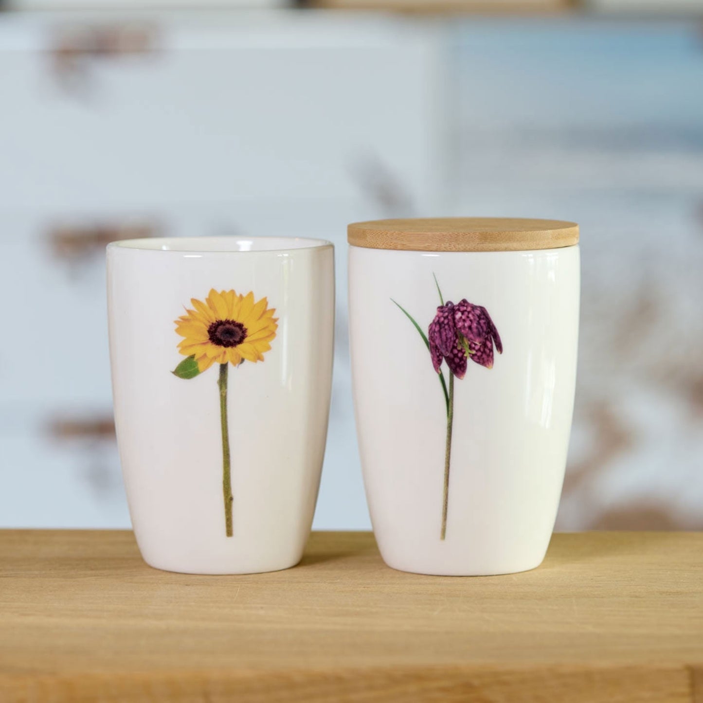 Simply Flowers. Becher Sonnenblume