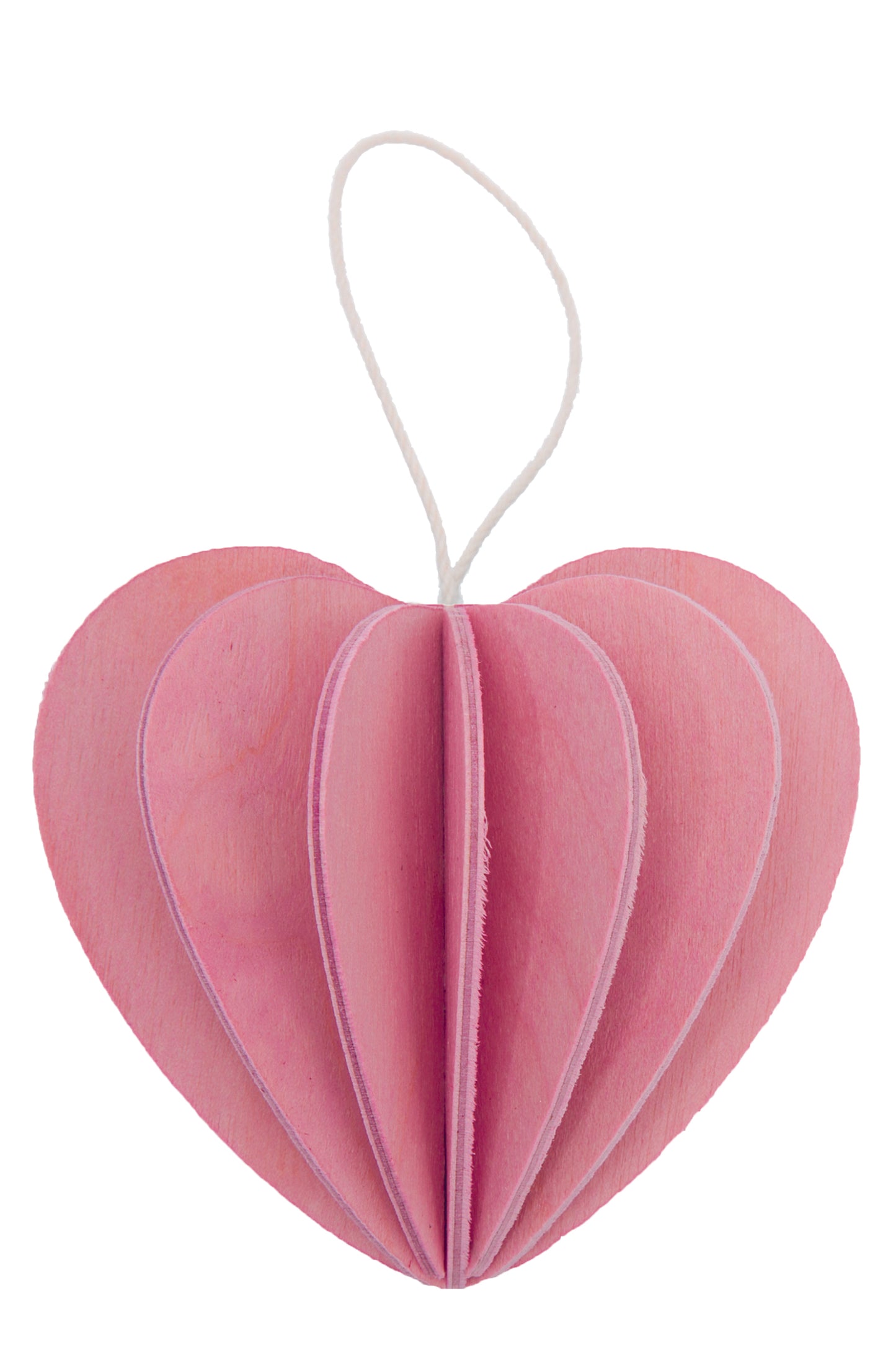 lovi Holzfigur Herz rosa