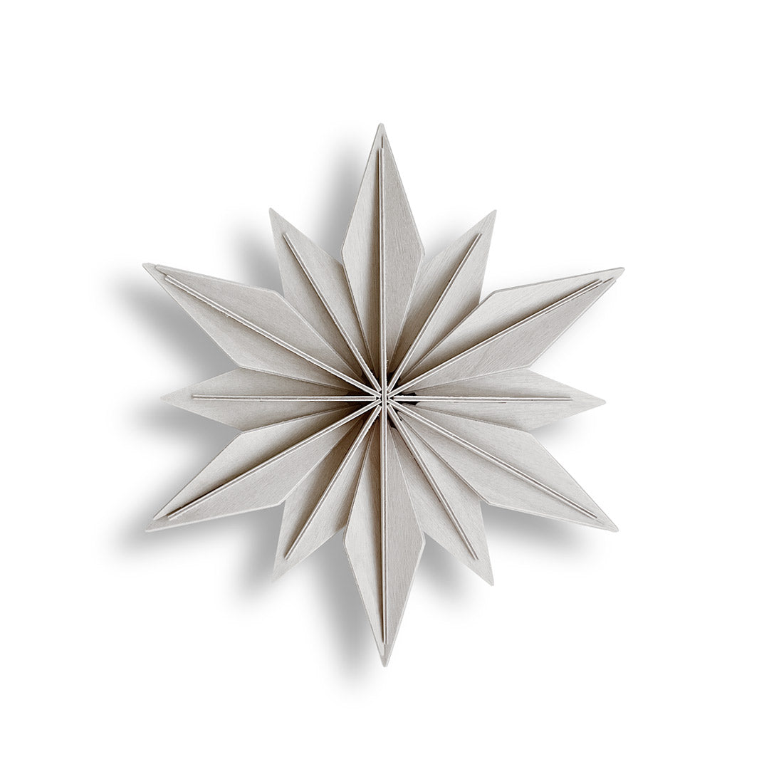 lovi Holzfigur Stern 15cm - weiss