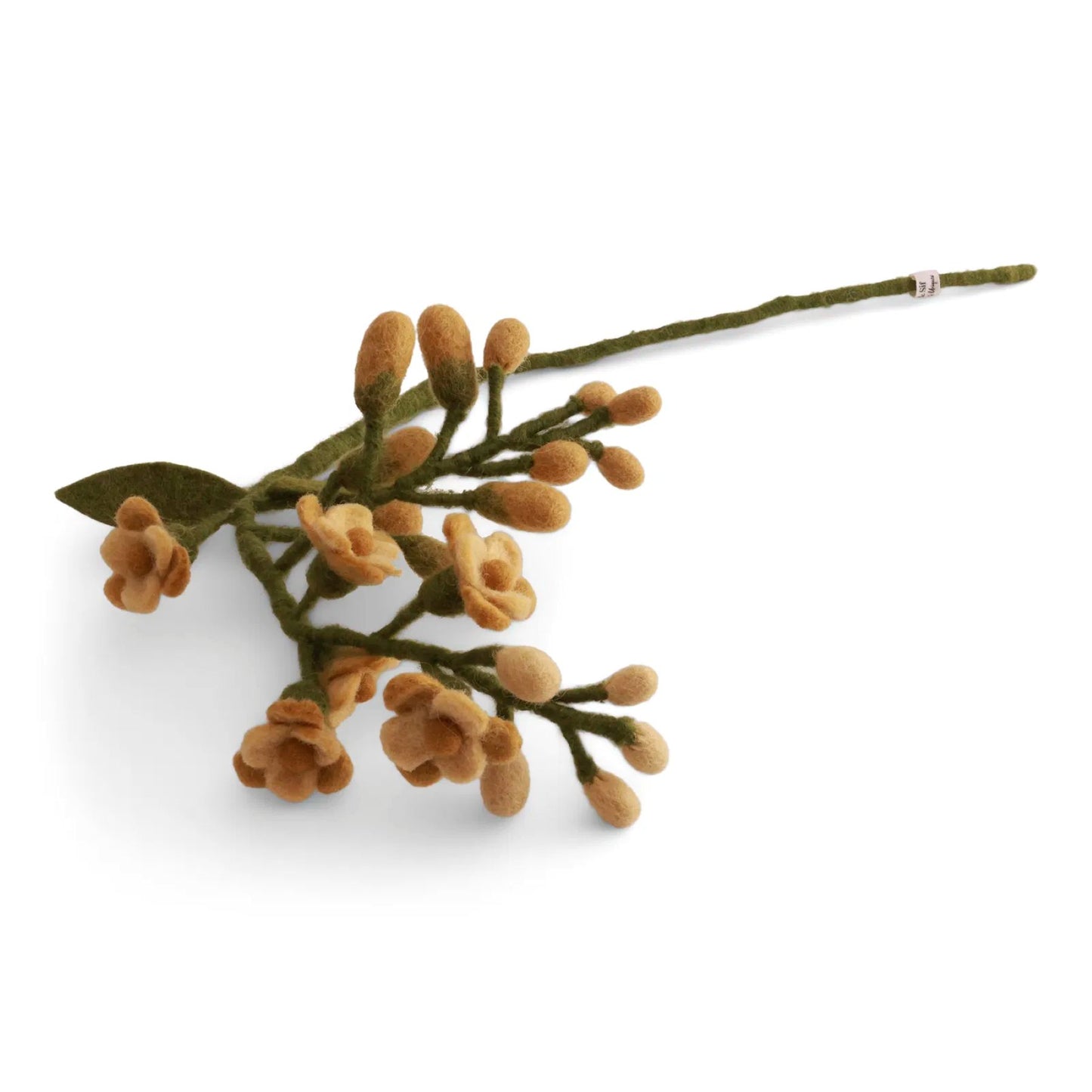 Gry & Sif Filzblumen Blauregen am Stiel - creme, lavendel, blau, gelb