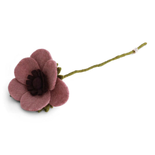 Gry & Sif Filzblumen Französische Anemone lang - verschiedene Farben