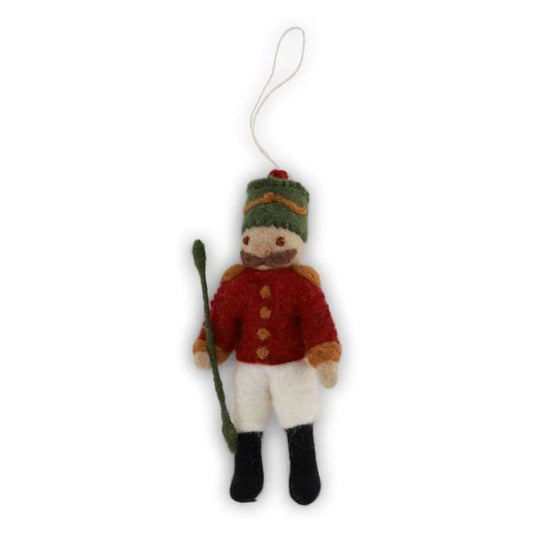 Gry & Sif Baumschmuck Filz Nussknacker - Anhänger
