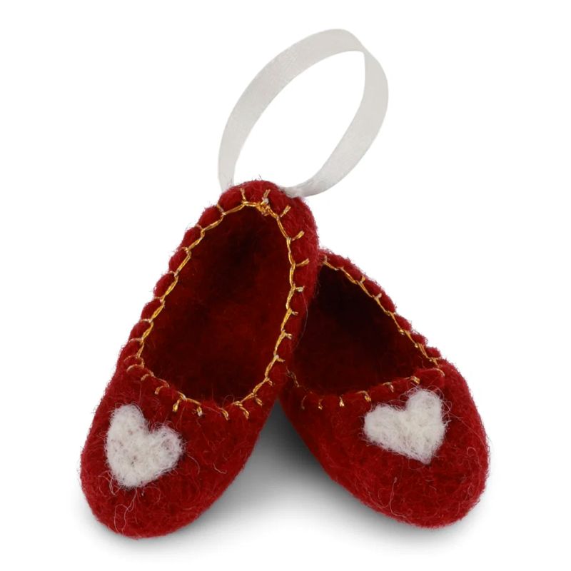 Gry & Sif Baumschmuck Filz Balletschuhe Anhänger - verschiedene Varianten