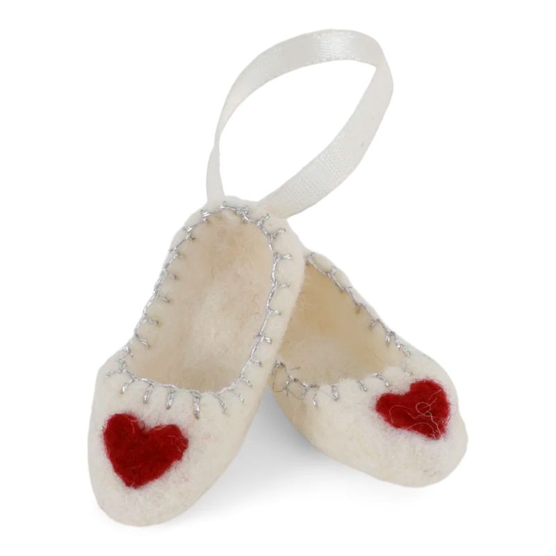 Gry & Sif Baumschmuck Filz Balletschuhe Anhänger - verschiedene Varianten