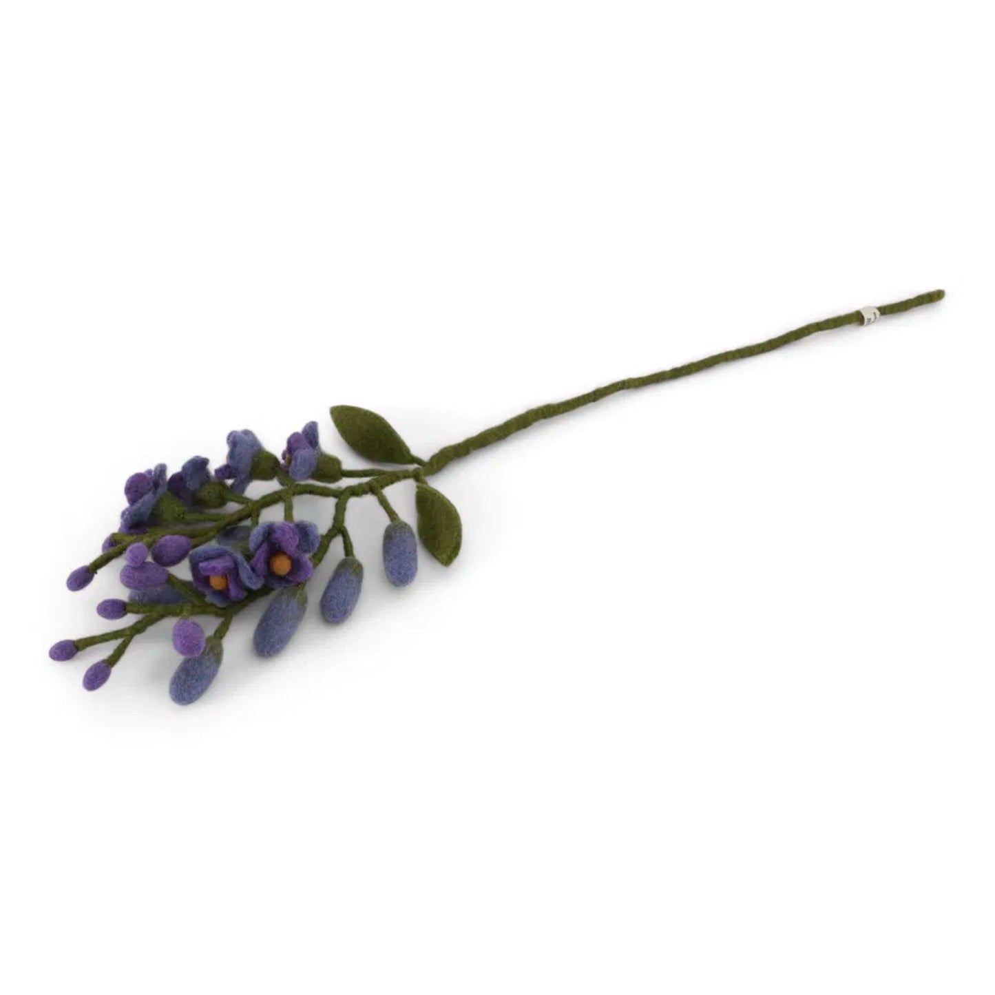 Gry & Sif Filzblumen Blauregen am Stiel - creme, lavendel, blau