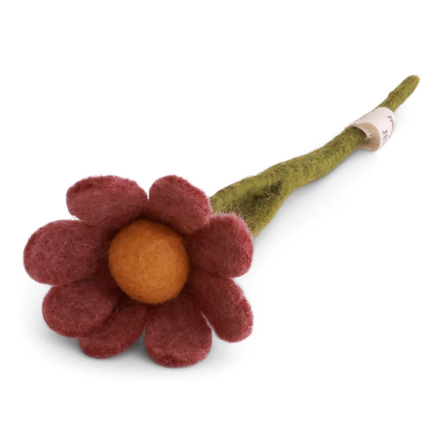 Gry & Sif Filzblumen Anemone kurz mit Blatt - verschiedene Farben