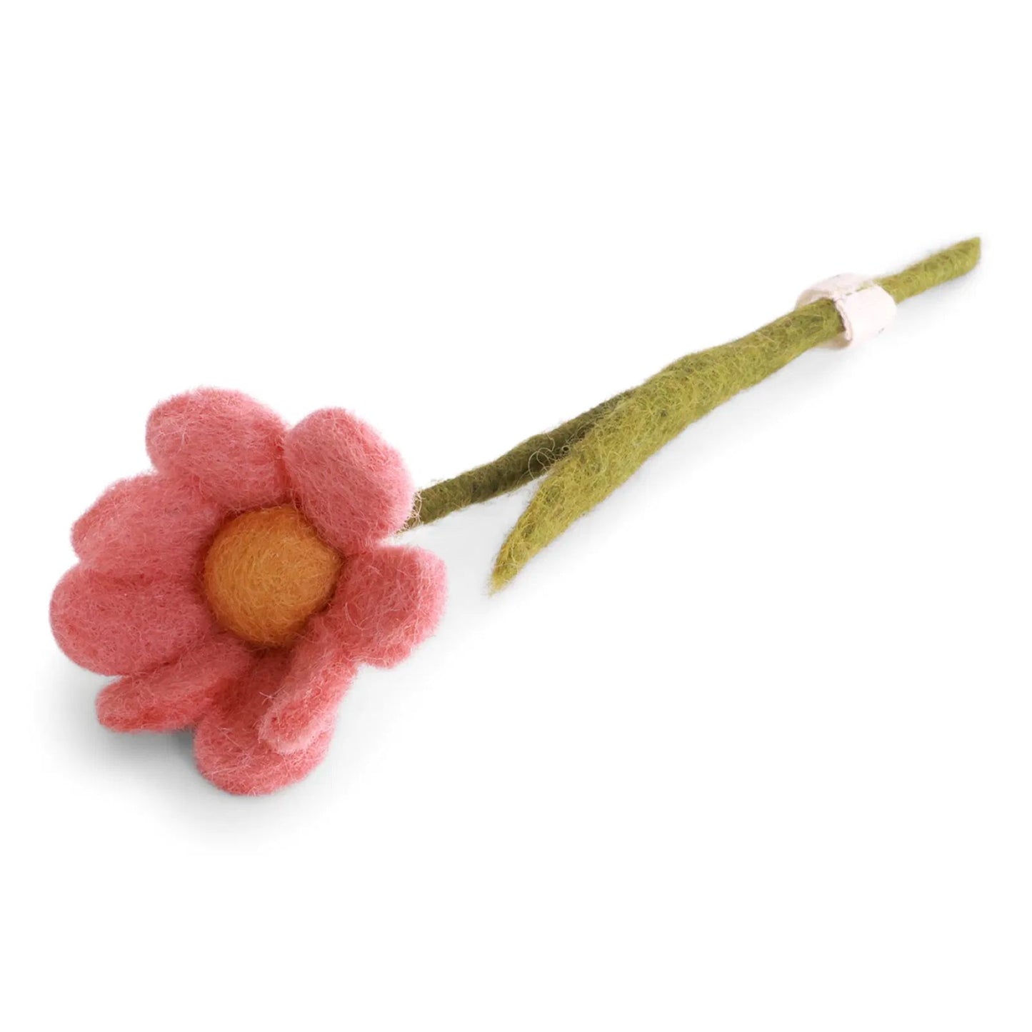 Gry & Sif Filzblumen Anemone kurz mit Blatt - verschiedene Farben