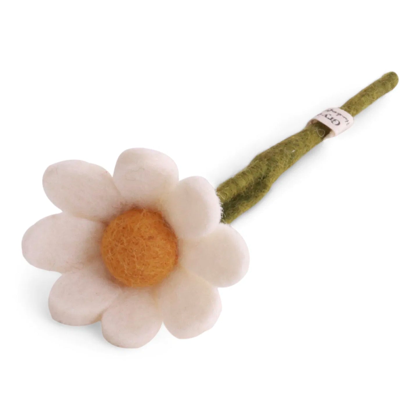 Gry & Sif Filzblumen Anemone kurz mit Blatt - verschiedene Farben