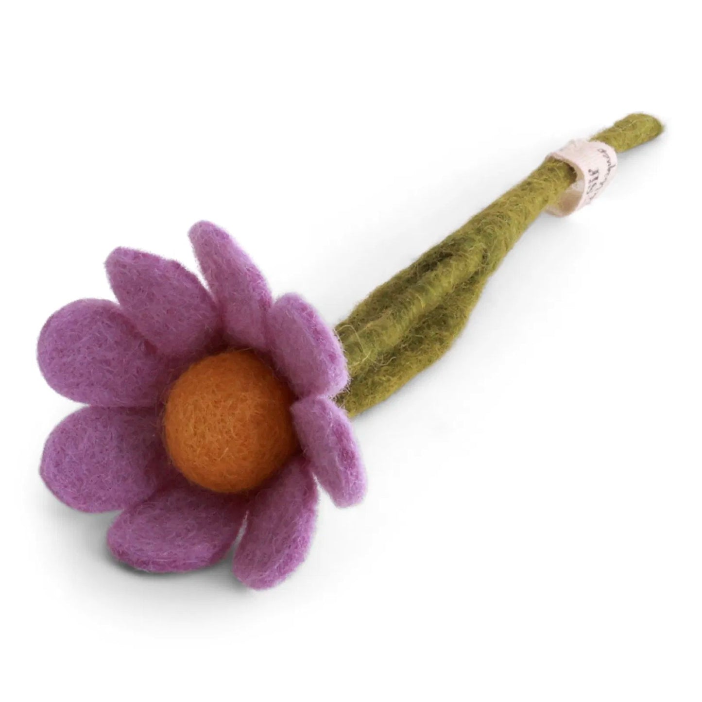 Gry & Sif Filzblumen Anemone kurz mit Blatt - verschiedene Farben
