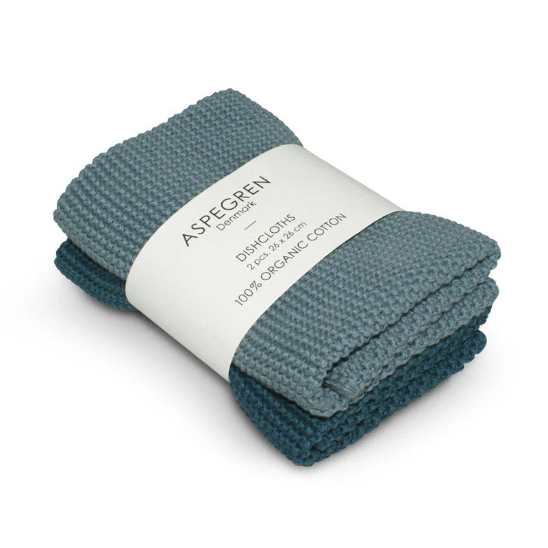 Aspegren Denmark Spültücher 2er Set-Farbe blau