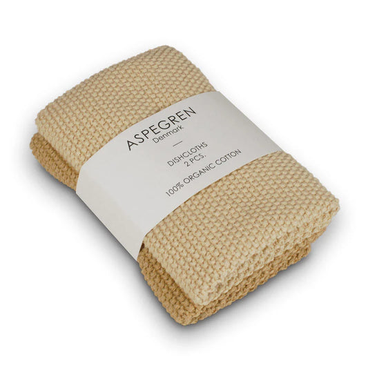 Aspegren Denmark Spültücher 2er Set-Farbe stroh