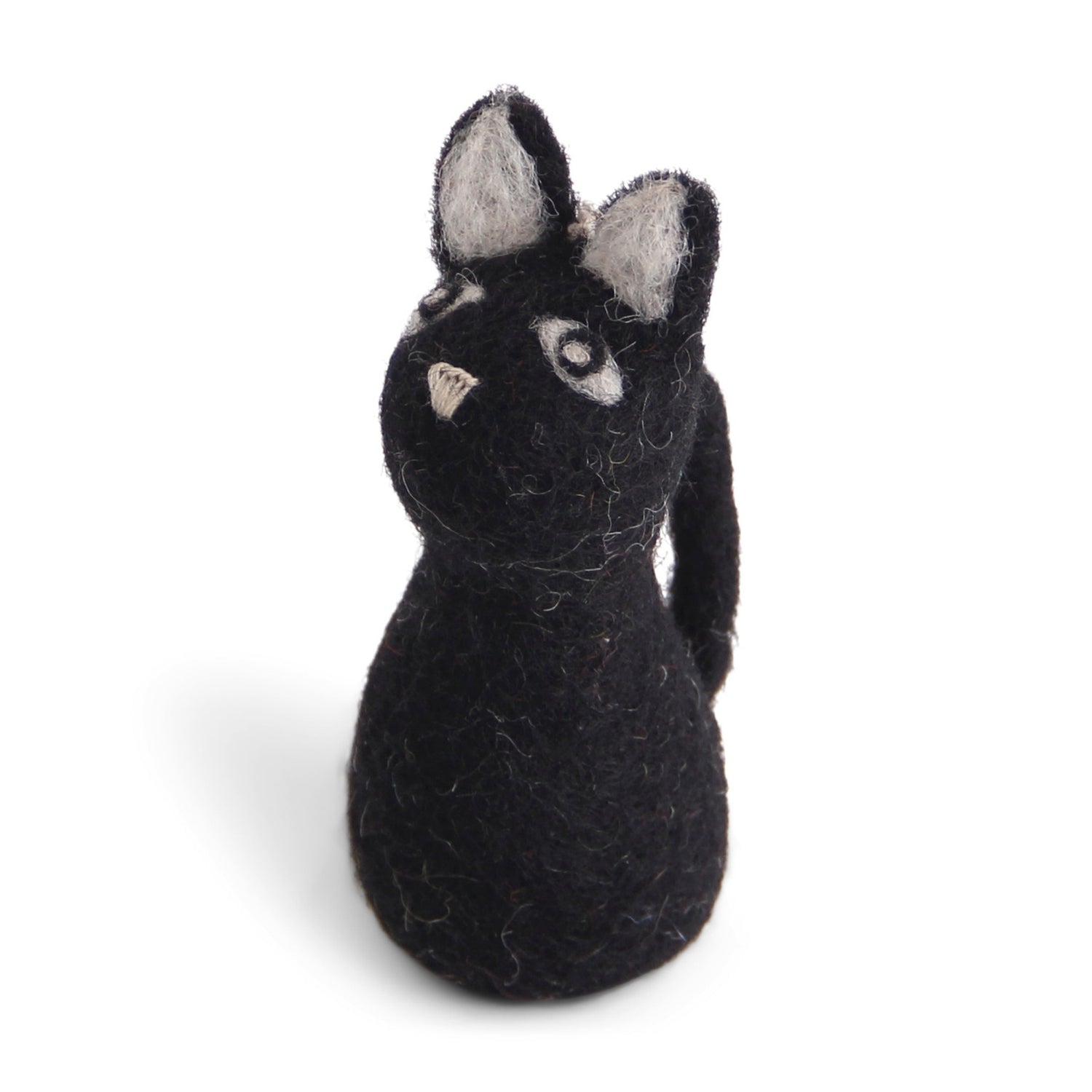 Gry  Sif. Filz - schwarze Katze Anhänger