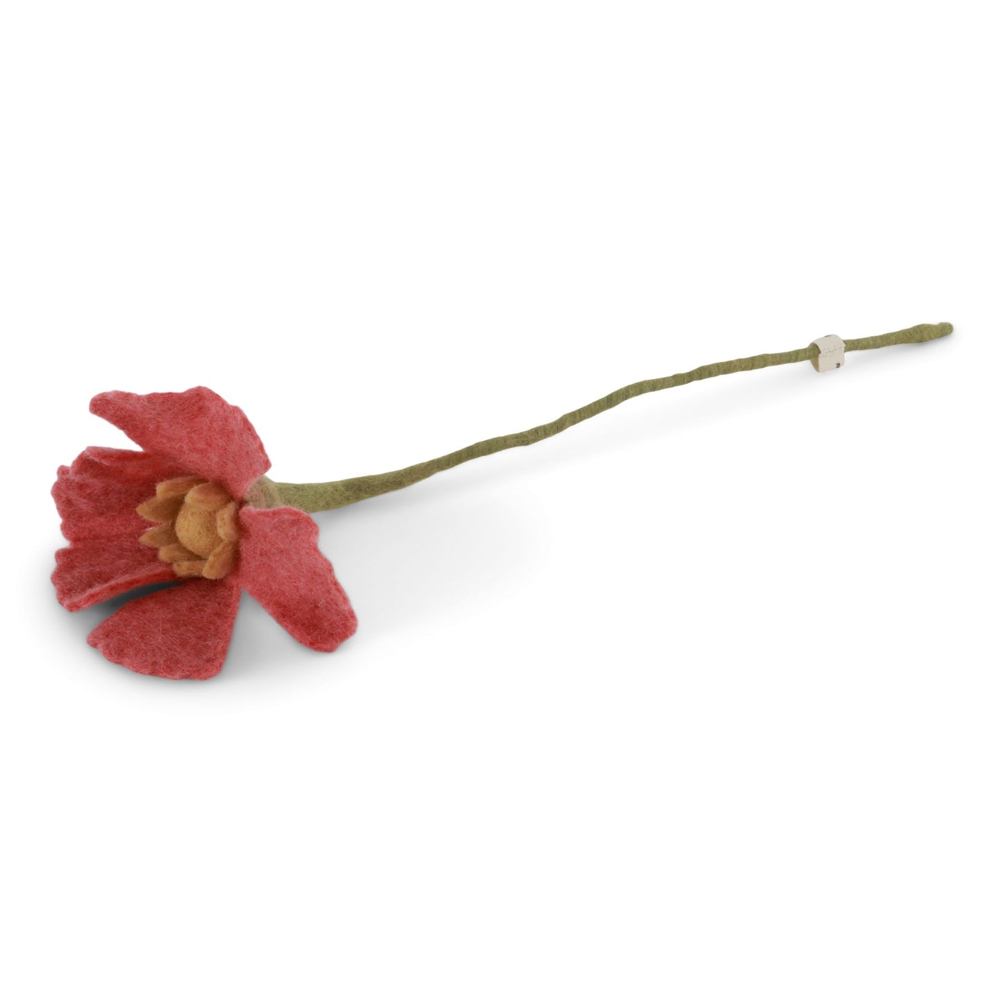 Gry & Sif Filzblumen Mohnblume - himbeere
