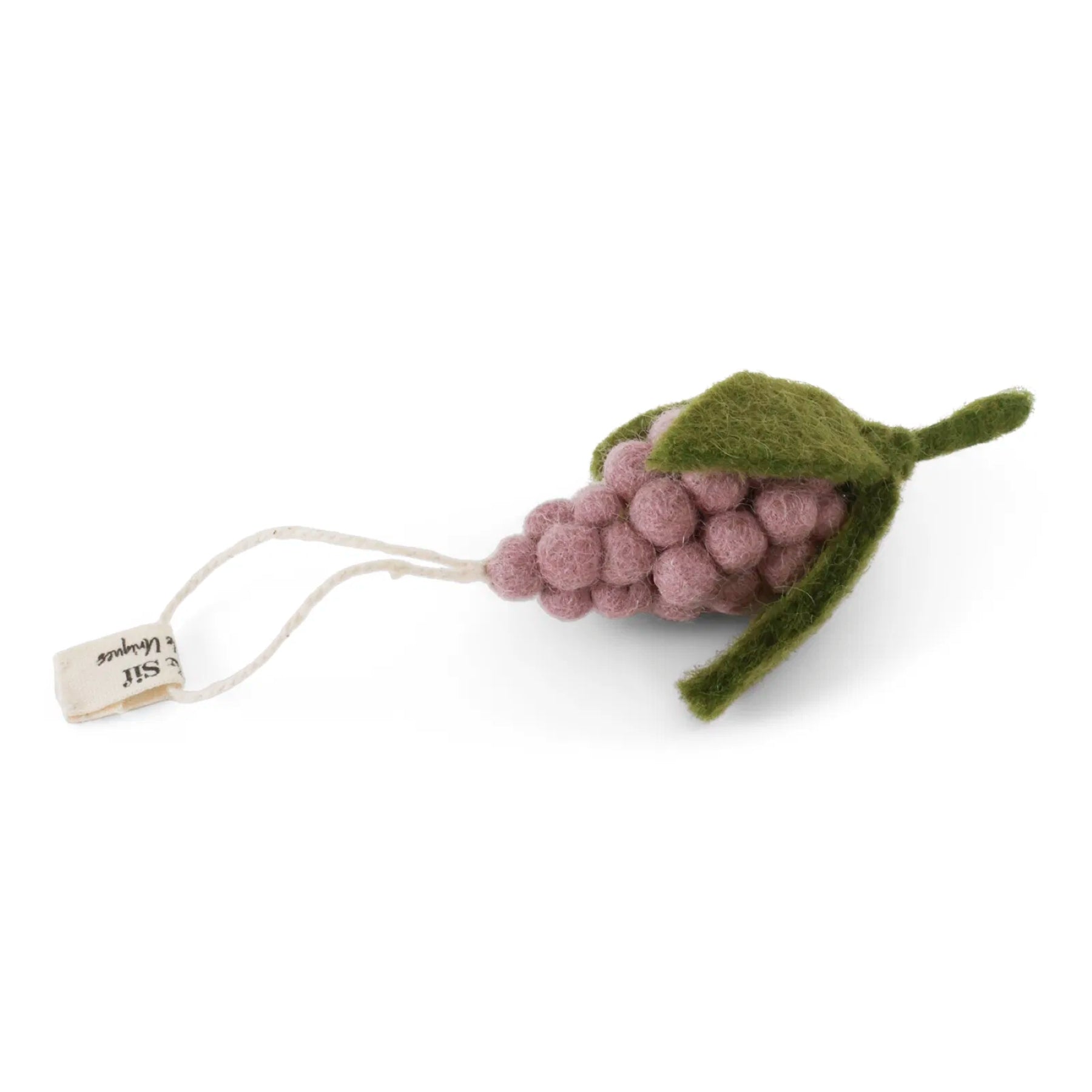 Gry & Sif Filzblumen Perl / Trauben Hyazinthe klein Anhänger - rosa