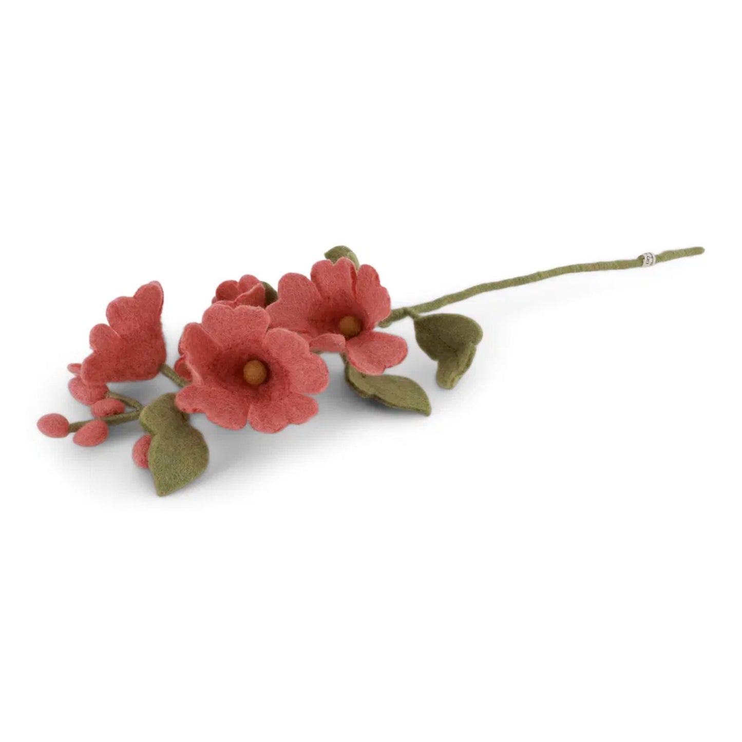 Gry & Sif Filzblumen Stockrose Bauernrose - staubkoral