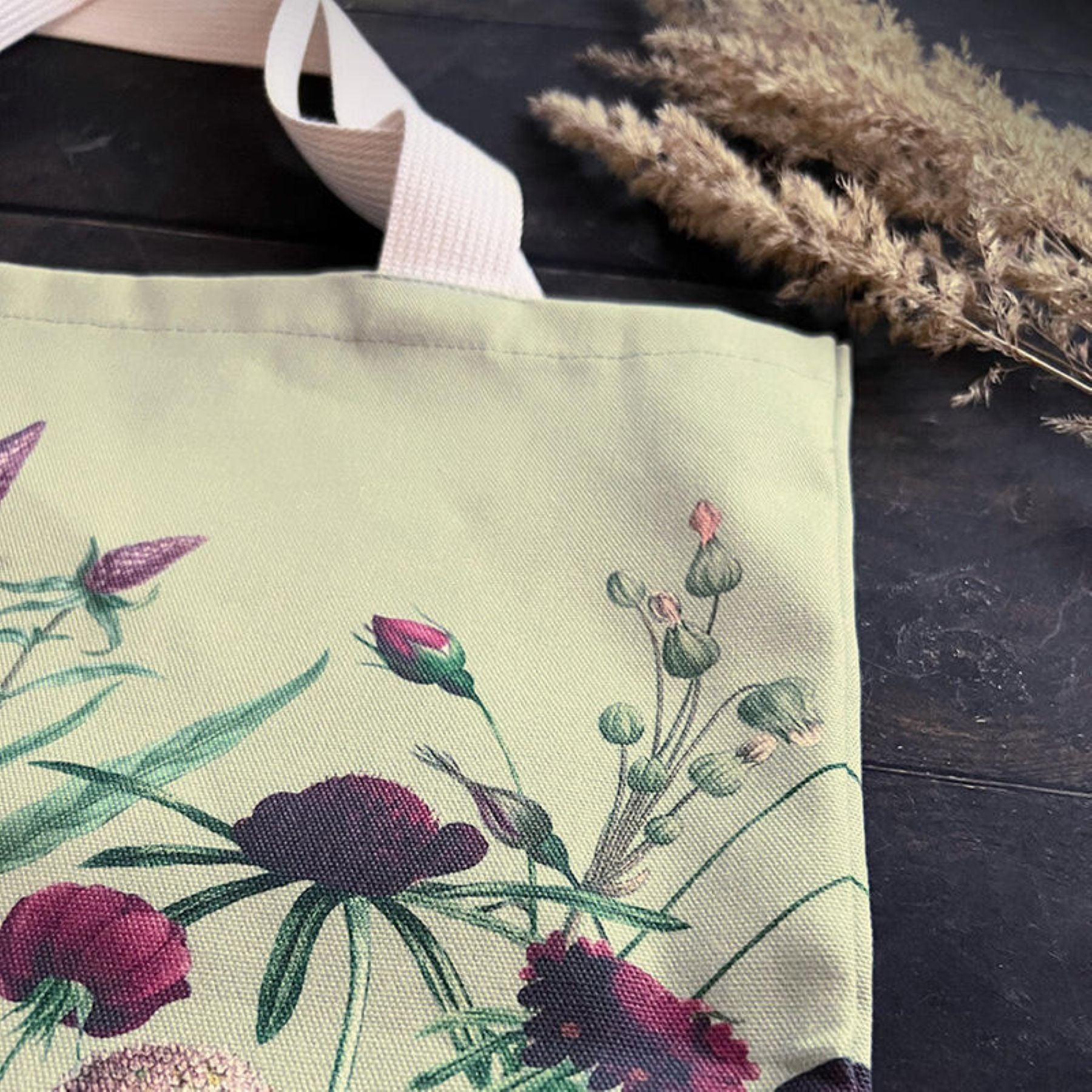 KOUSTRUP & CO Bio Baumwolltasche - rosa Blumengarten 2